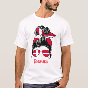 Dänemark Mädchen, Dänemark Flagge, Dänemark Gesche T-Shirt