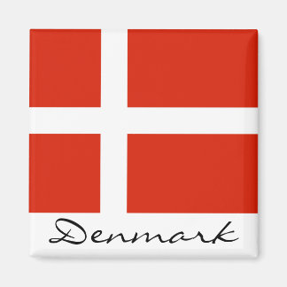 Dänemark mit Dannebrog Magnet