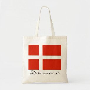 Dänemark mit Dannebrog Tragetasche