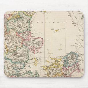 Dänemark mit Einfahrkarte von Island Mousepad