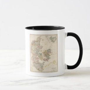Dänemark mit Einfahrkarte von Island Tasse