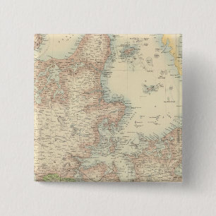 Dänemark mit Schleswig und Holstein Button