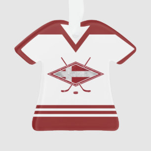 Dänemark Name & Nummer Jersey Logo Ornament