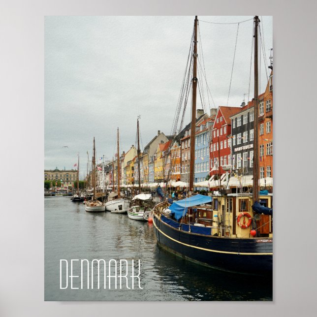 Dänemark, Nyhavn Poster (Vorne)