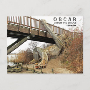 Dänemark, Oscar Under the Bridge Postcard! Postkarte