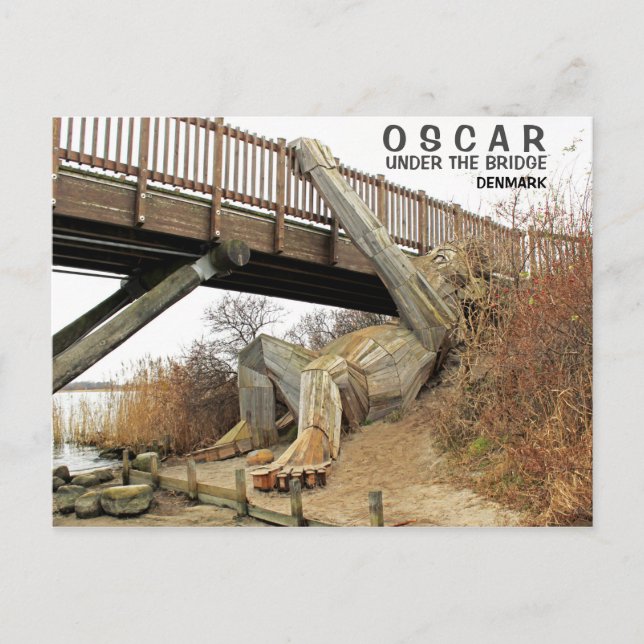 Dänemark, Oscar Under the Bridge Postcard! Postkarte (Vorderseite)