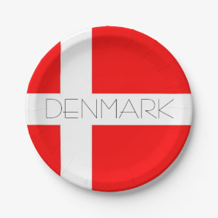 Dänemark Papier Teller! Pappteller