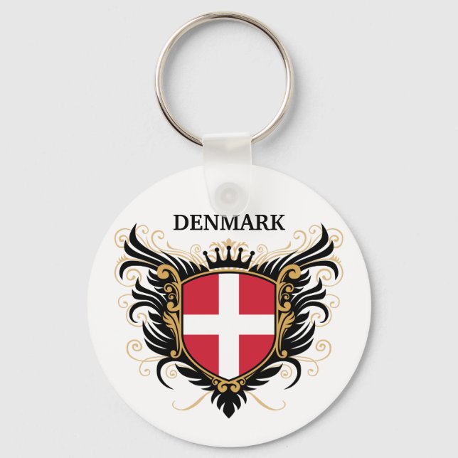 Dänemark [personalisieren] schlüsselanhänger (Vorderseite)