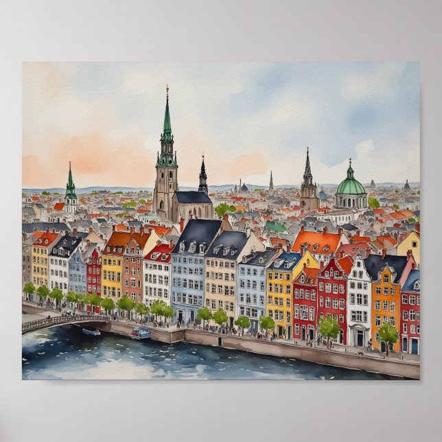 Dänemark Poster (Vorne)