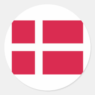 Dänemark Runder Aufkleber