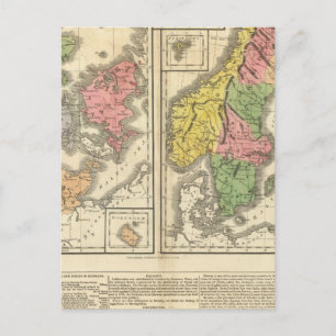 Dänemark, Schweden und Norwegen Postkarte