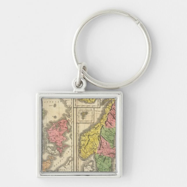 Dänemark, Schweden und Norwegen Schlüsselanhänger (Vorne)