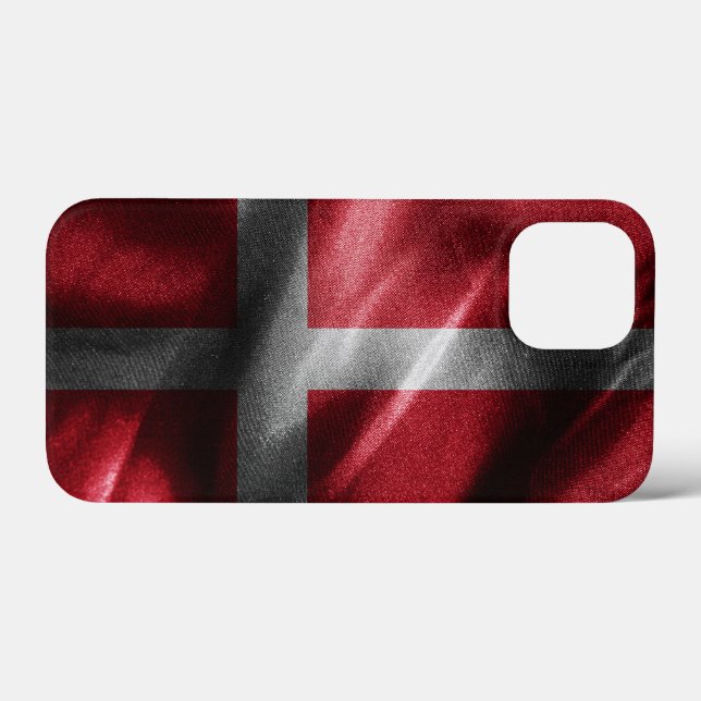 Dänemark - Seidenflagge Case-Mate iPhone Hülle (Rückseite (Horizontal))