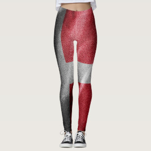 Dänemark - Seidenflagge Leggings