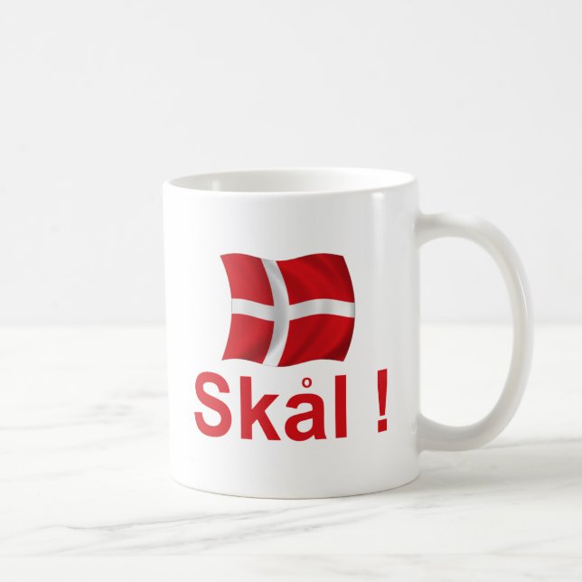 Dänemark Skal! Tasse (Rechts)