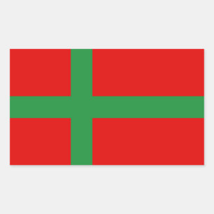 Dänemark - Symbol für die Region Bornholm Rechteckiger Aufkleber