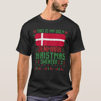 Dänemark Uggulwein Sweater Dänemark Flagge für Da T-Shirt