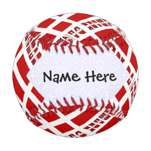 Dänemark und Dannebrog Kachel personalisiert  Baseball