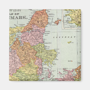 Dänemark und Island Magnet