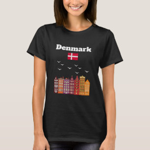 Dänemark Urlaub Liebhaber Reise Souvenir Dänische T-Shirt