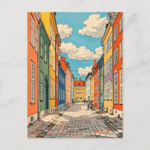 Dänemark Vintag Postkarte