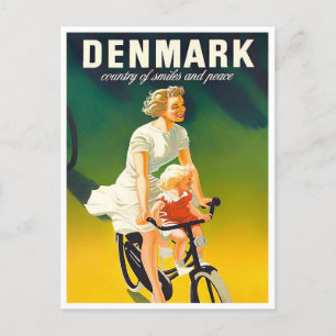 Dänemark Vintage Reise Postkarte