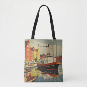 Dänemark Vintage Travel Poster kundenspezifisch