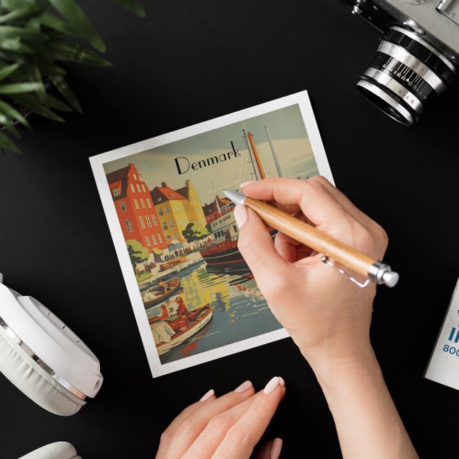 Dänemark Vintage Travel Poster kundenspezifisch (Von Creator hochgeladen)