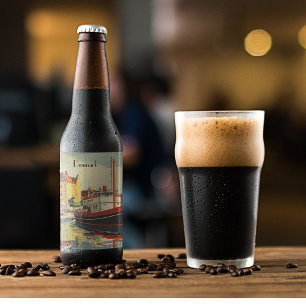 Dänemark Vintage Travel Poster kundenspezifisch Bierflaschenetikett