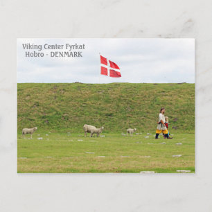 Dänemark, Wikingerland Fyrkat Postkarte! Postkarte