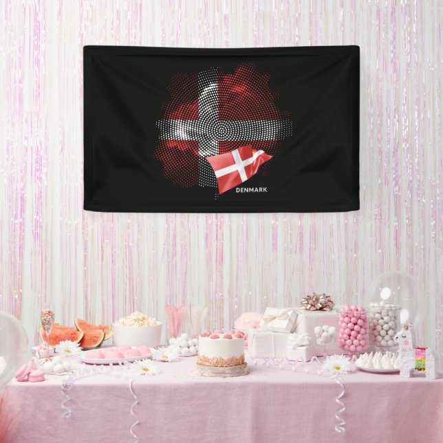Dänemarkflagge Banner (Party)