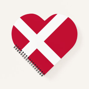 Dänemarkflagge Notizbuch