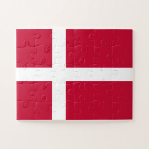 Dänemarkflagge Puzzle