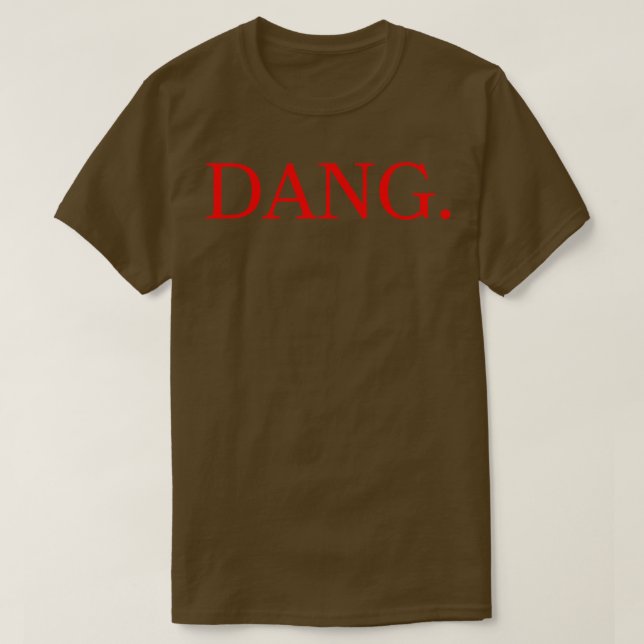 DANG Safe for Work Kendrick Lamar Parody T-Shirt (Design vorne)