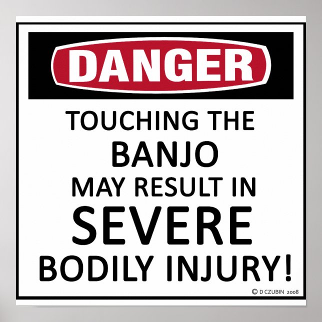Danger Banjo Poster (Vorne)