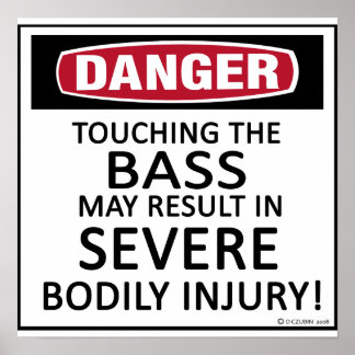Danger Bass Poster