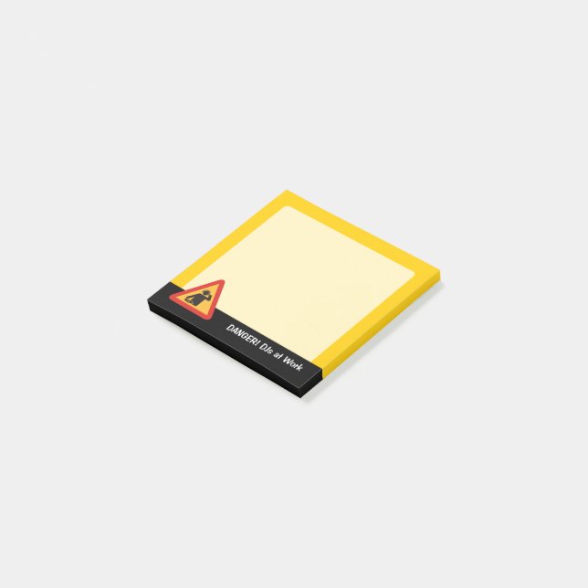 Danger-DJs am Arbeitsplatz Post-it Klebezettel (angewinkelt)