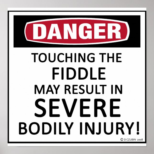 Danger Fiddle Poster (Vorne)