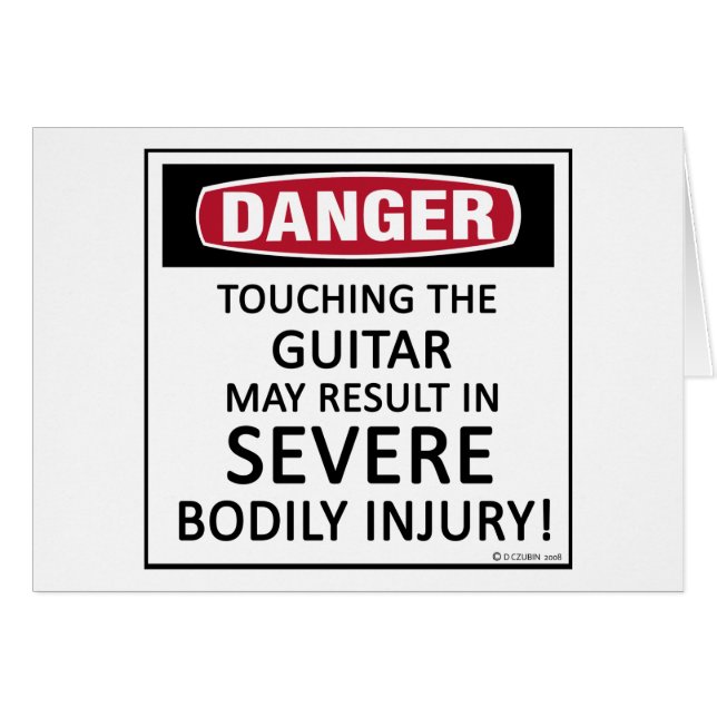 Danger Guitar (Vorderseite (Horizontal))