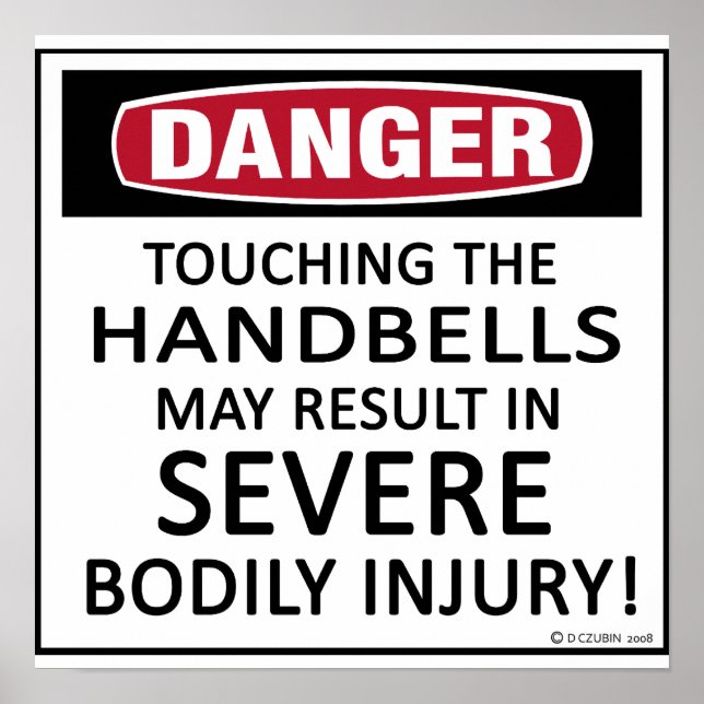 Danger Handbells Poster (Vorne)