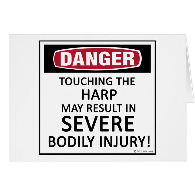 Danger Harp (Vorderseite (Horizontal))