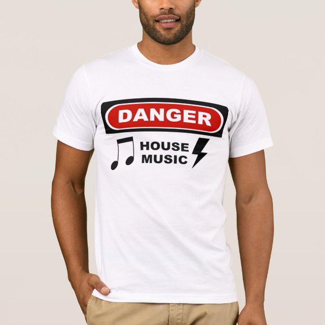 DANGER_HOUSE MUSIK 1 T-Shirt (Vorderseite)