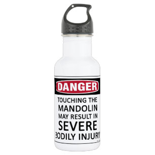 Danger Mandolin Trinkflasche