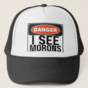DANGER MORONS TRUCKERKAPPE