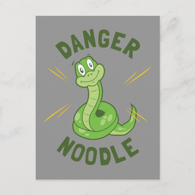 Danger Noodle Postkarte (Vorderseite)