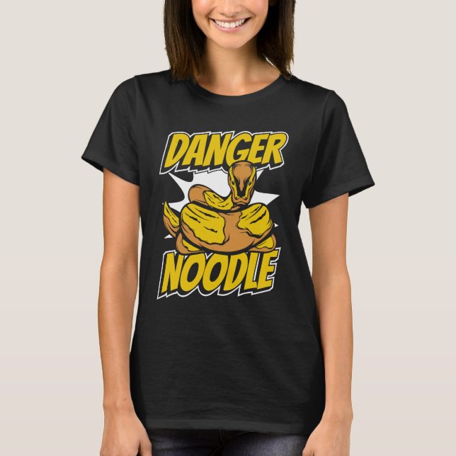 Danger Noodle Snake Owner Snake  Banana Ball Pytho T-Shirt (Vorderseite)