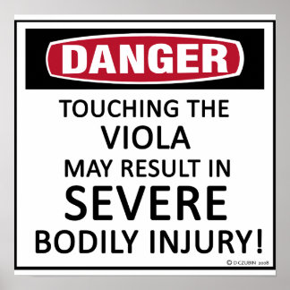 Danger Viola Poster