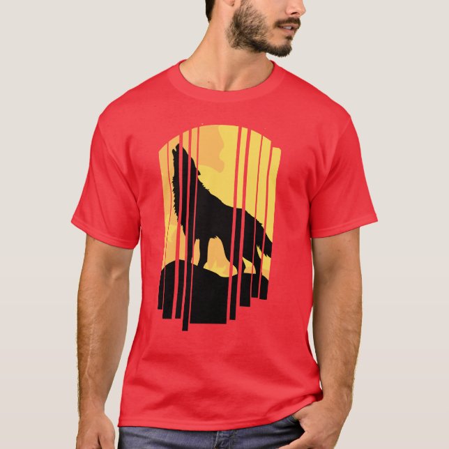 Danger Wolf- T-Shirt (Vorderseite)