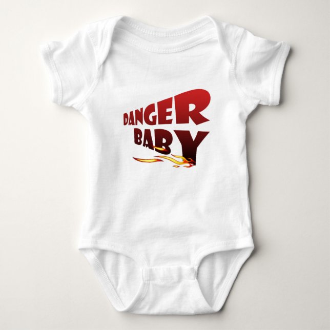 DangerBaby Baby Strampler (Vorderseite)