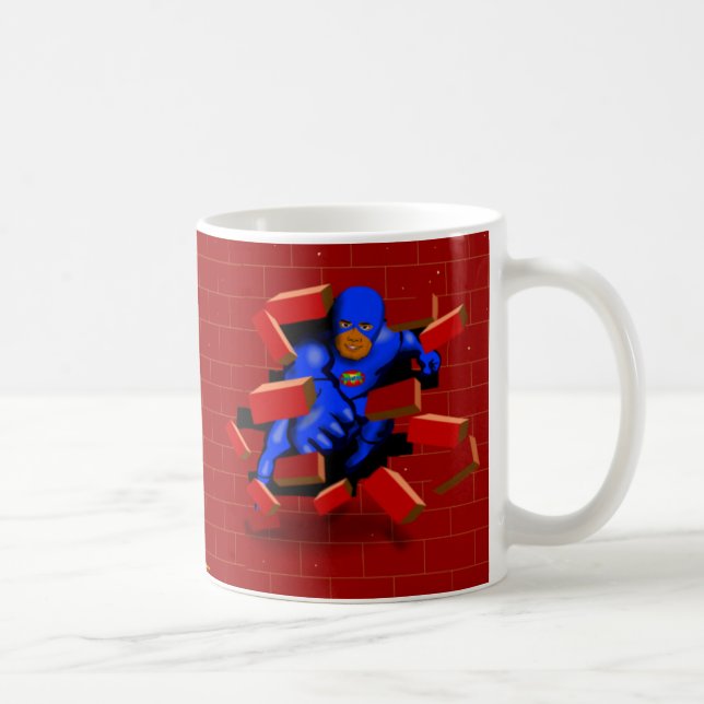 Dangerman Brickwall Abbruchs-Tasse Tasse (Rechts)